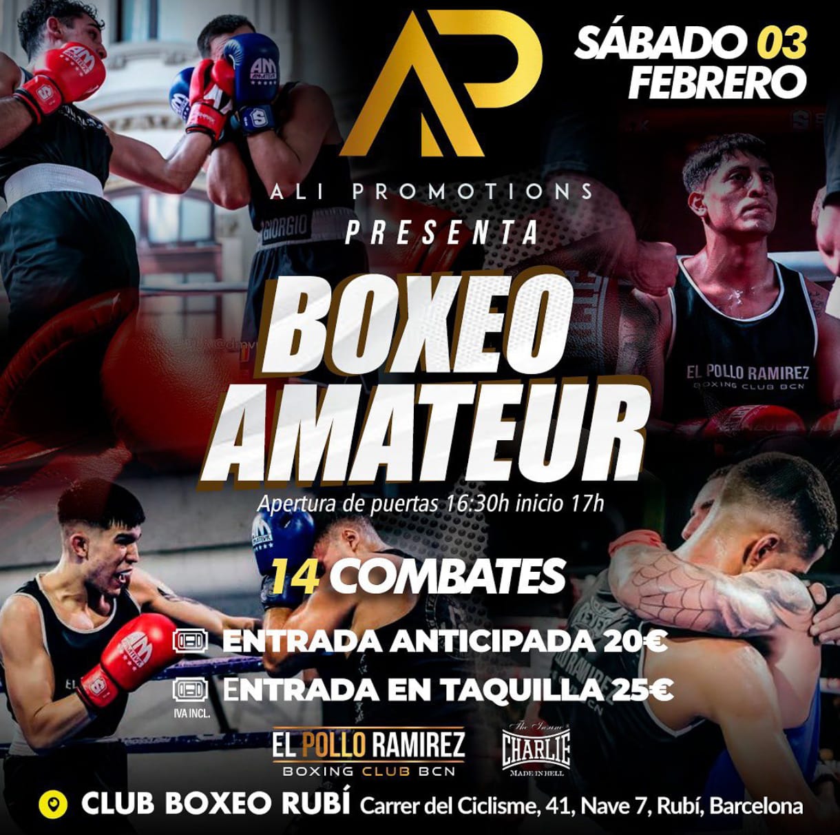 Cartel VETLLADA RUBI 3 DE FEBRER 2024