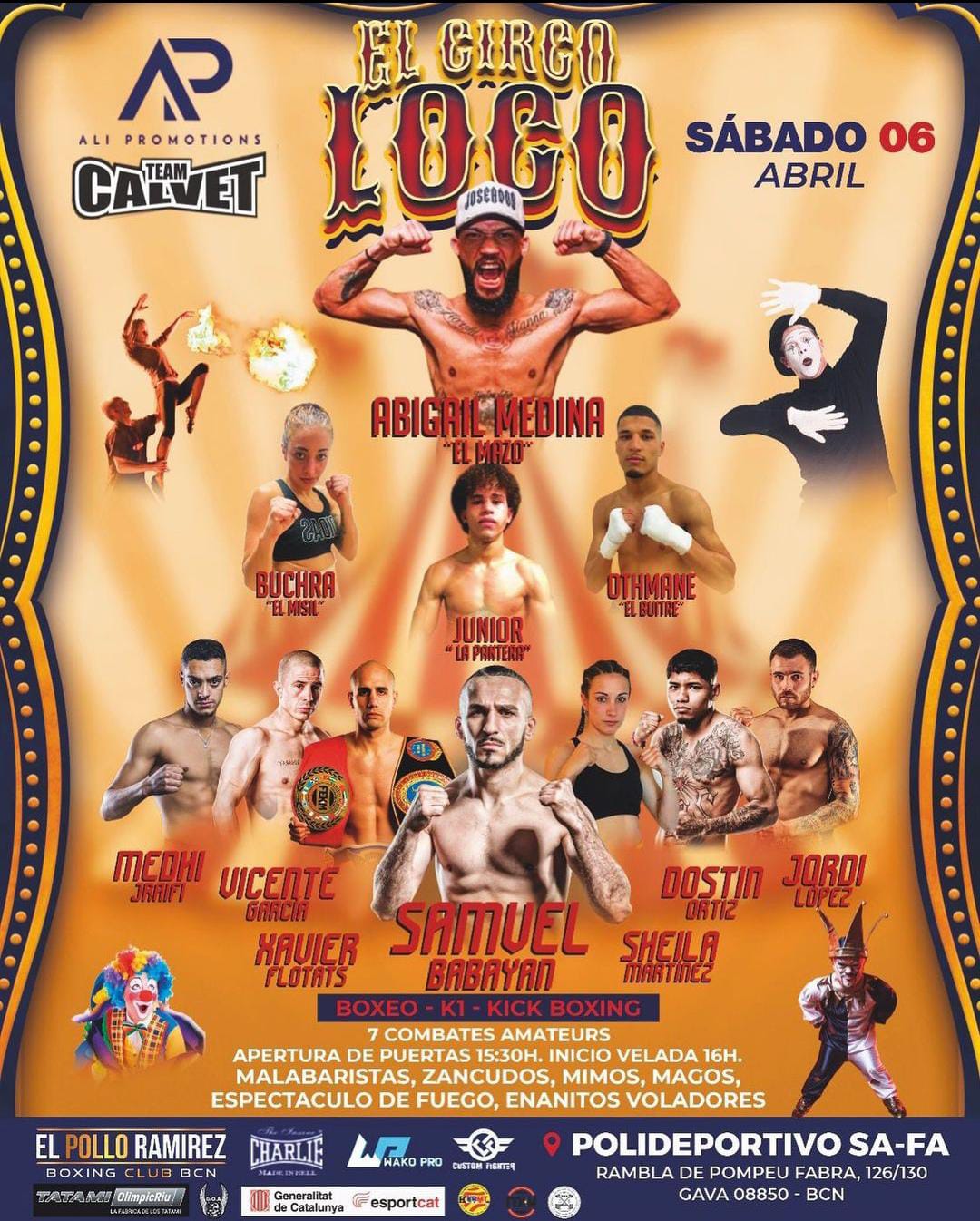 Cartel Velada GAVA